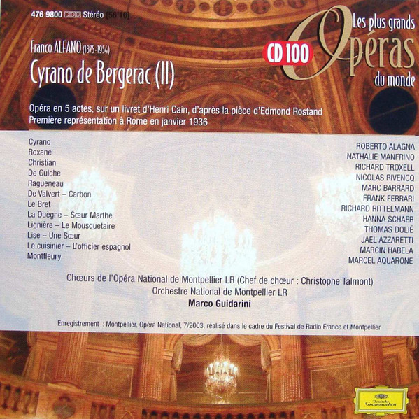 Marco in Franco Alfano - Cyrano de Bergerac Orchestre National de Montpellier