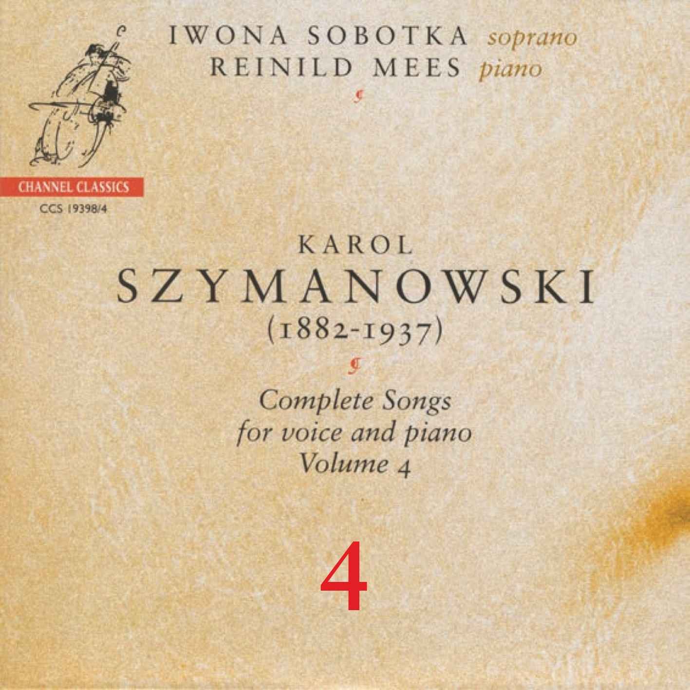 Iwona in Szymanowski: Complete Songs for Voice and Piano